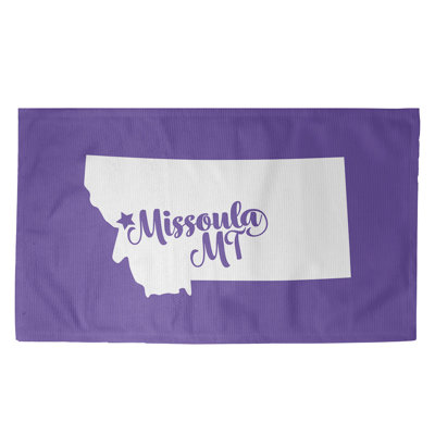Tapis de zone mauve montana Missoula