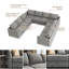Très grand canapé modulaire d'angle modulaire-72249834