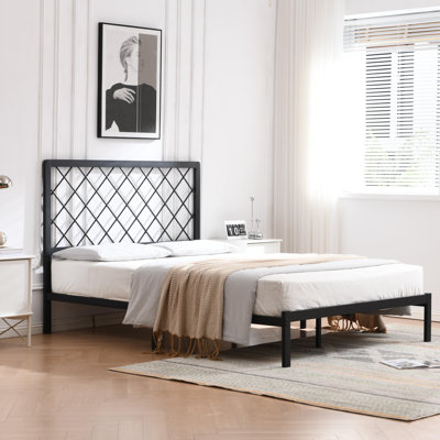 Konrad Metal Platform Bed by Winston Porter