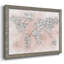 Carte de guépard rose sur toile-96272891-96272893