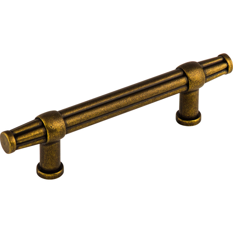 Luxor Appliance Pull, German Bronze, 3 3/4" Center to Center