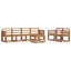 Vidaxl Outdoor Sofa Set 7 Pcs Solid Acacia Wood Sectional Garden Furniture