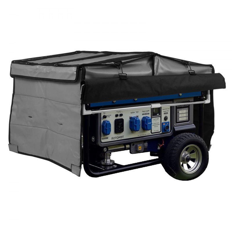 Couvercle de générateur universel imperméable 420D 34,06 x 25,87 x 21,06 po pour 3500-12000W, Gris