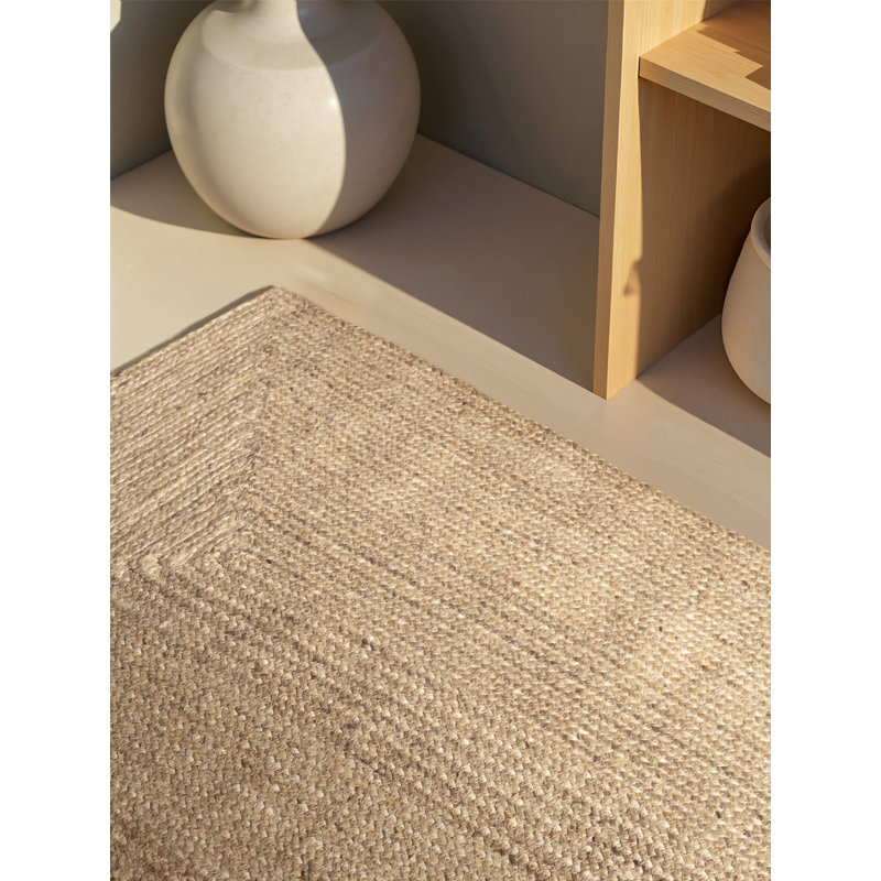 Sharmila - Jute Rug by Hanse Home - Natural Rug, 100% Jute, Handwoven Boho for Living Room, Bedroom, Dining Room, Hallway