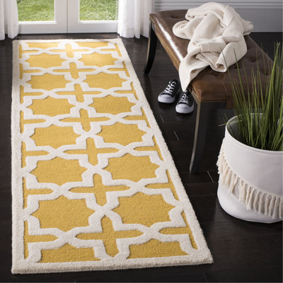 Igna Wool Yellow Area Rug