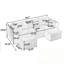Canapé modulaire compact avec coussin moelleux-570248977