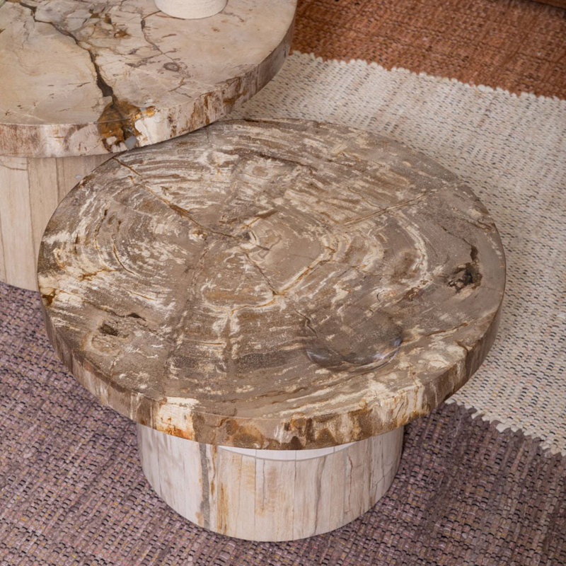 Brittany Coffee Table Natural, 15.5" H x 25.59" W x 25.7" D
