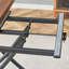 Table relevable multifonctionnelle minimaliste et moderne avec plateau en MDF de 2 cm d'épaisseur et pieds en métal, pouvant servir de coiffeuse, table basse, table à manger ou table de bureau.-1222678867-1222678871-1222678876