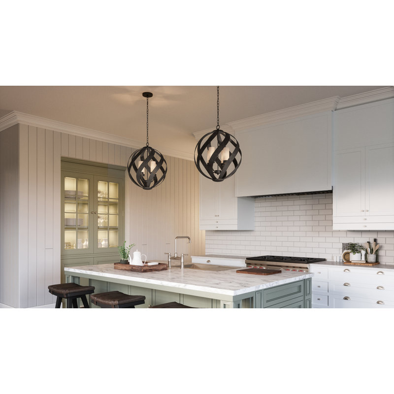 Victorino 4 - Light Dimmable Globe Chandelier