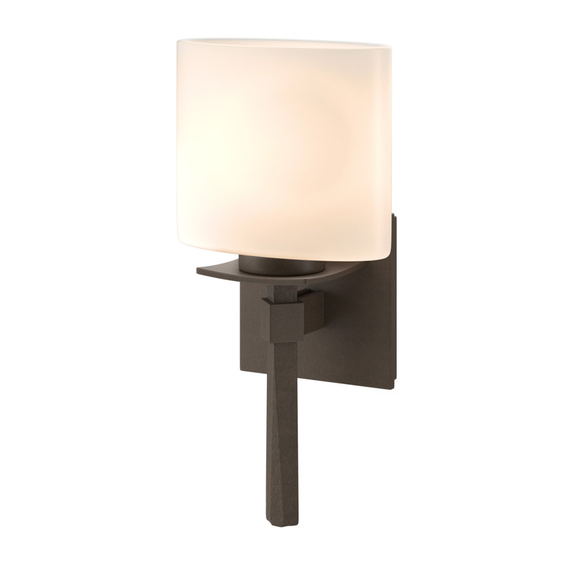 Beacon Hall Ellipse Glass Sconce, Bronze