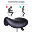 Tabouret à roulettes noir, hauteur réglable, similicuir ergonomique pour une performance efficace en spa, salon, massage, fauteuil de bureau pivotant en cuir