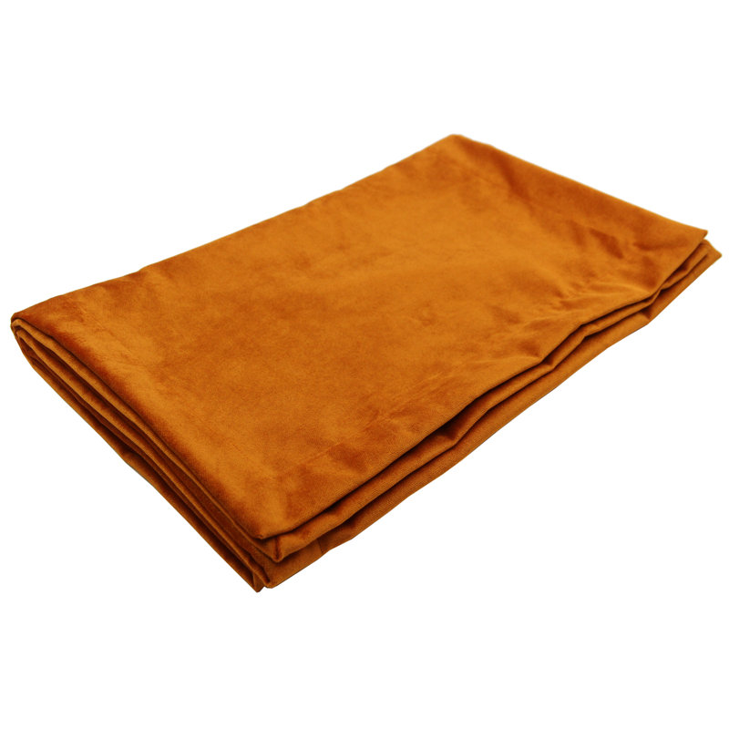 Silk Bed Runner, 20" x 100", 1.76, Burnt Orange
