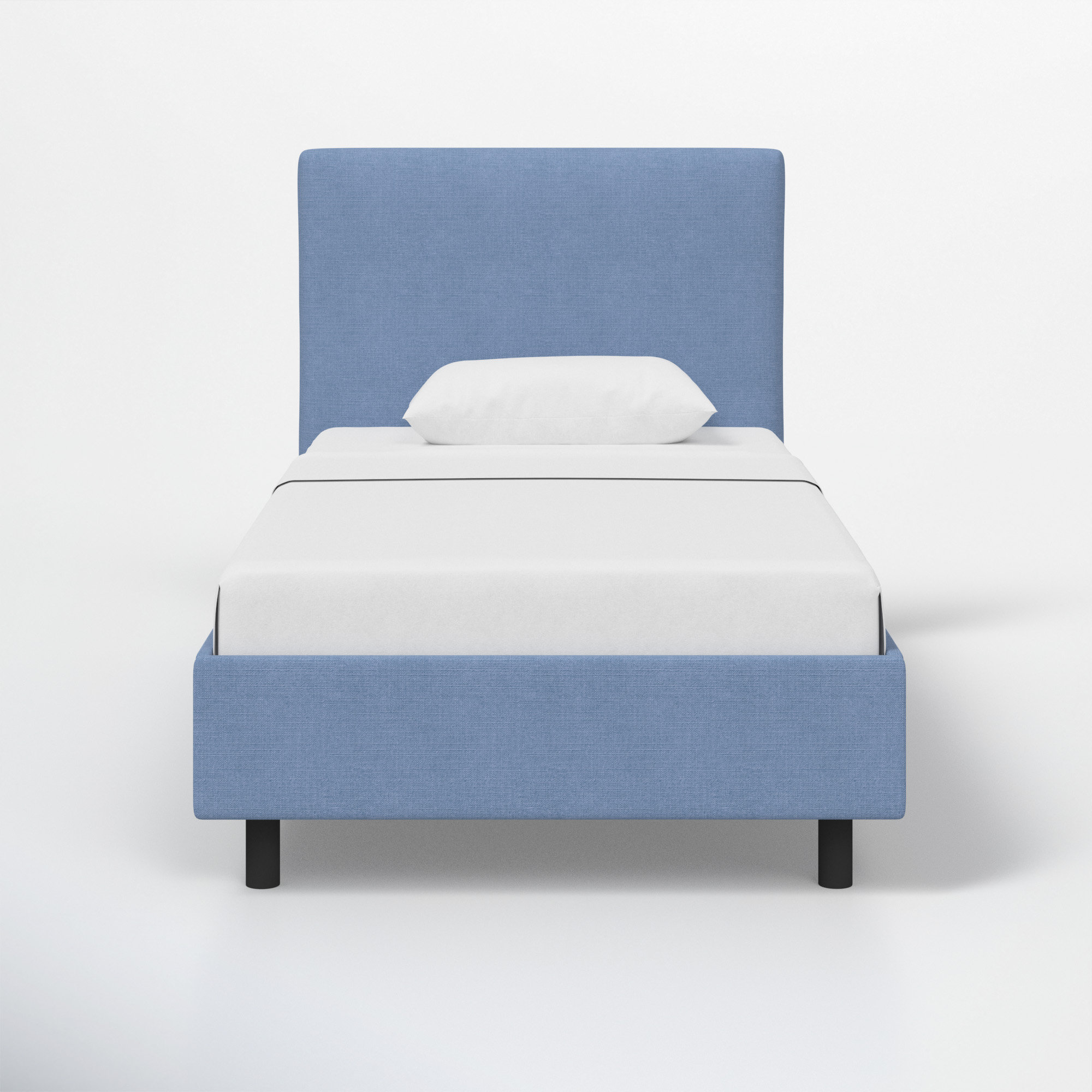 Sawyer Platform Bed, Classic Denim Linen, Twin