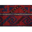 Tapis de couloir classique classique 2 x 8 dans de riches teintes de rouge et de bleu