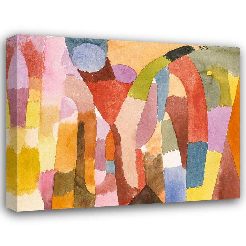 «Ivy Bronx Klee, Paul», reproduction d'art sur toile tendue à la galerie Paul, H 28 po x l 34 po