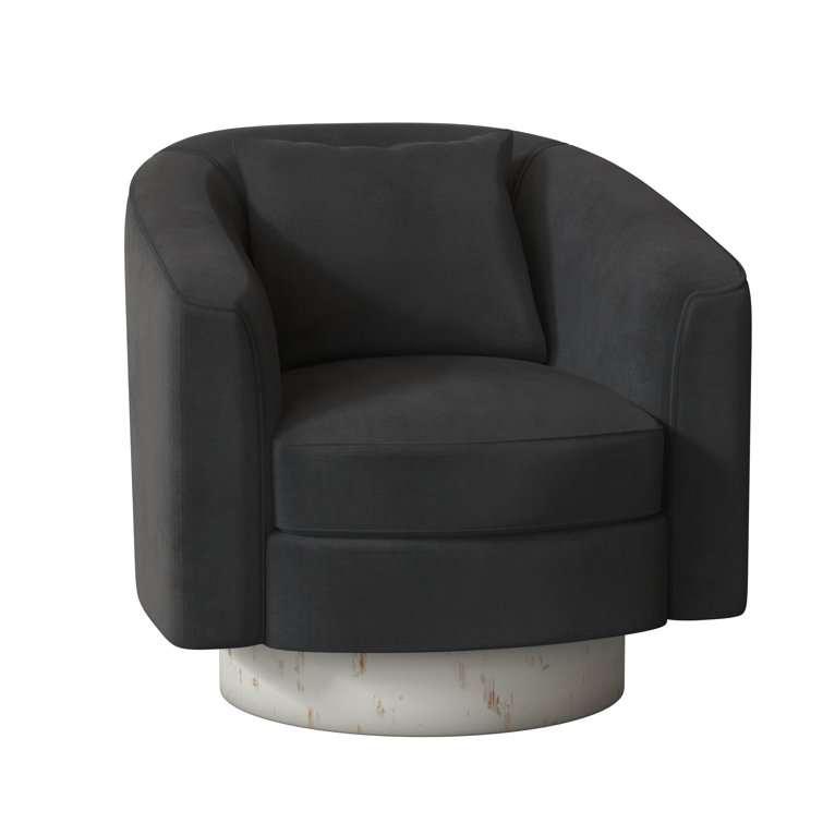 Camino Upholstered Swivel Barrel Chair