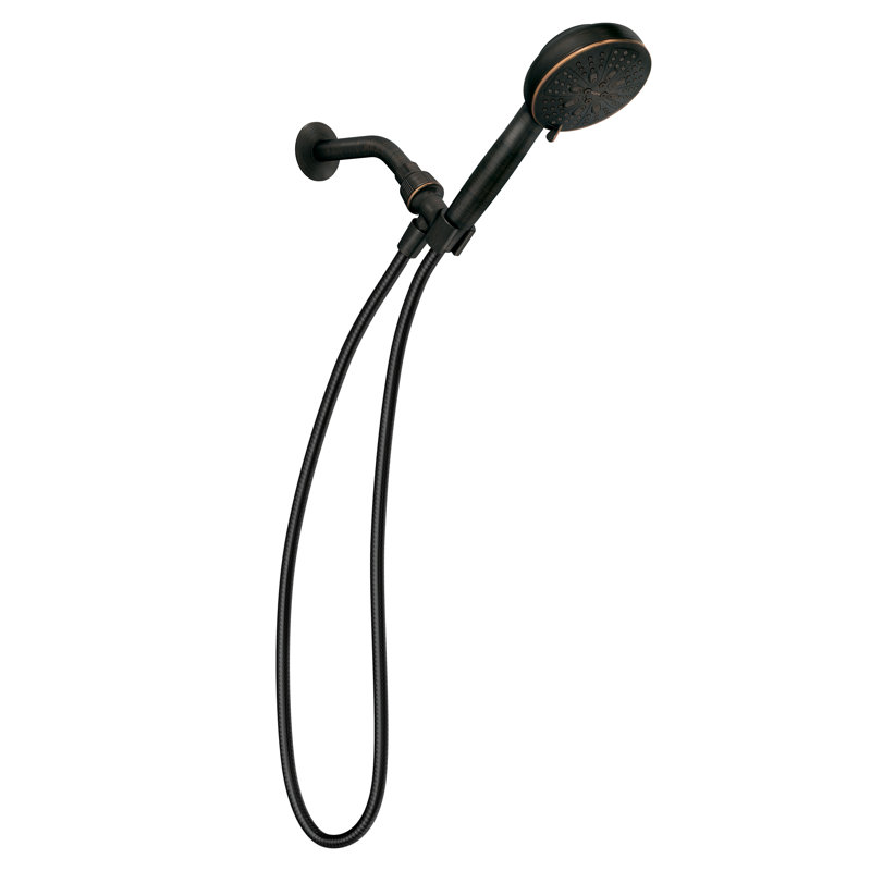 Hydro Energetix Eight-Function Handheld Shower, Mediterranean Bronze
