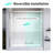 Frame Double Sliding Opening Soft-Close Shower Door  - Bathroom Sliding Opening Shower Door  - (6Mm) Thick Tempered Glass Door-124402704