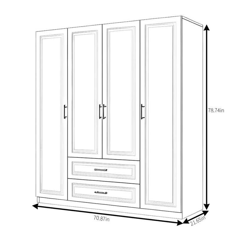 Dandridge, 79" H x 71" W x 22" D