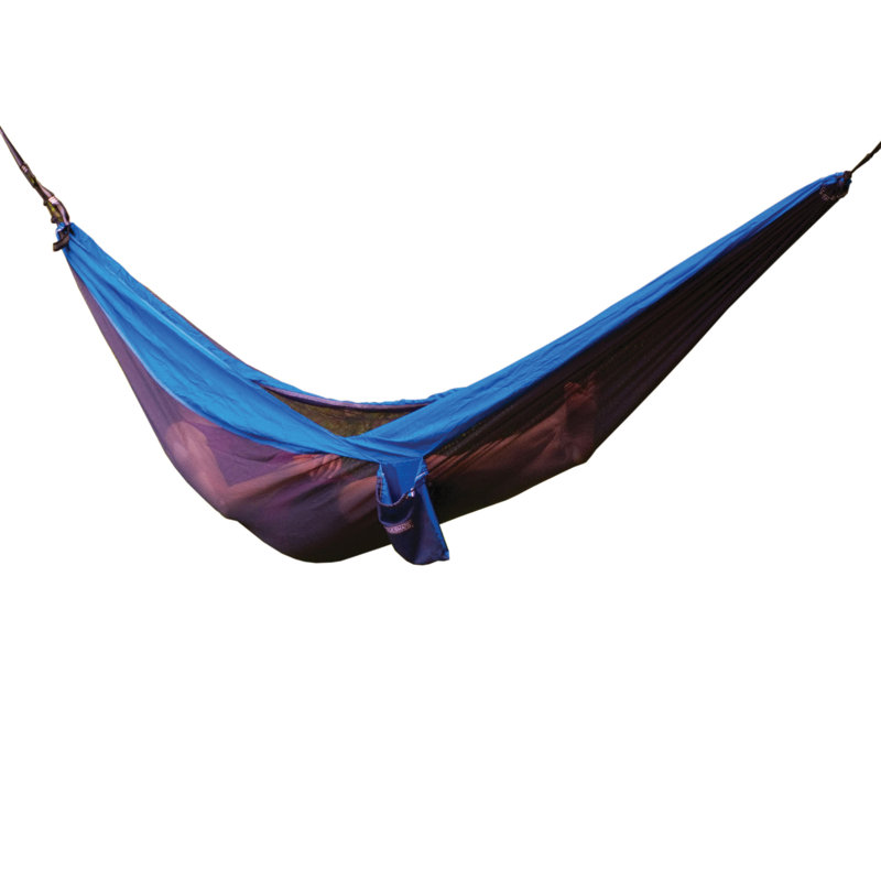 Hamac de camping Apisha, Bleu/Gris