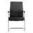 Aleen Modern Leather Upholstered Office Chair – Sleek Seat & Metal Armrest, Ergonomic Swivel Desk & Conference Seating with Adjustable Height & Fixed Frame-1485207490