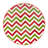 Holiday Fun Canape Plate, 6in asst