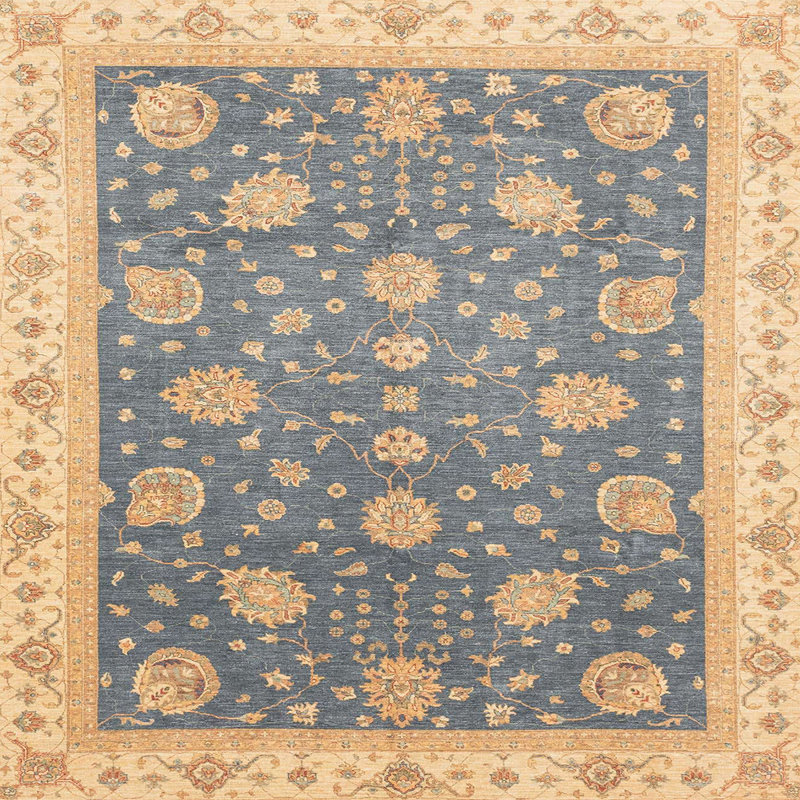 Tapis abstrait 4064, Carré 8 pi