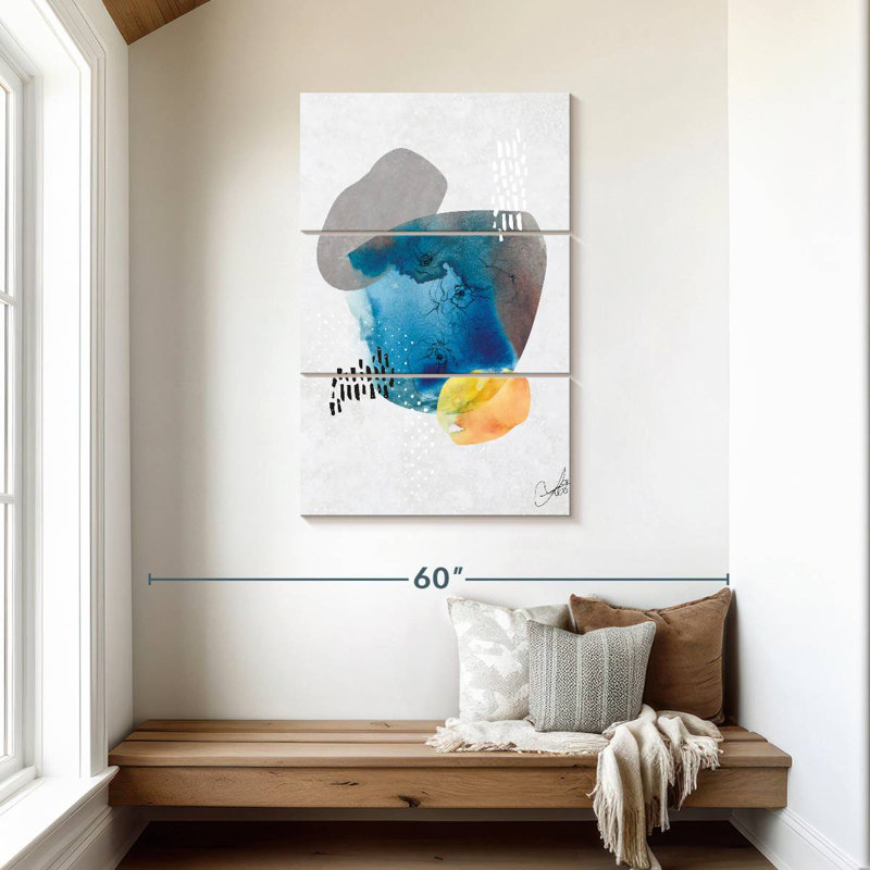 Avery Indigo Blossom I, 45" H x 28" W