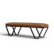 Skylar Genuine Leather Bench