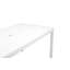 Ensemble repas et salon d'extérieur 9 pièces Aynura - Mobilier de patio en aluminium thermolaqué blanc avec table de salle à manger de 71 po, chaises empilables et chaises longues inclinables - Blanc-934142479