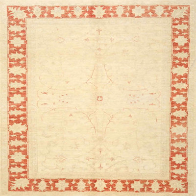Tapis oriental rouge / beige