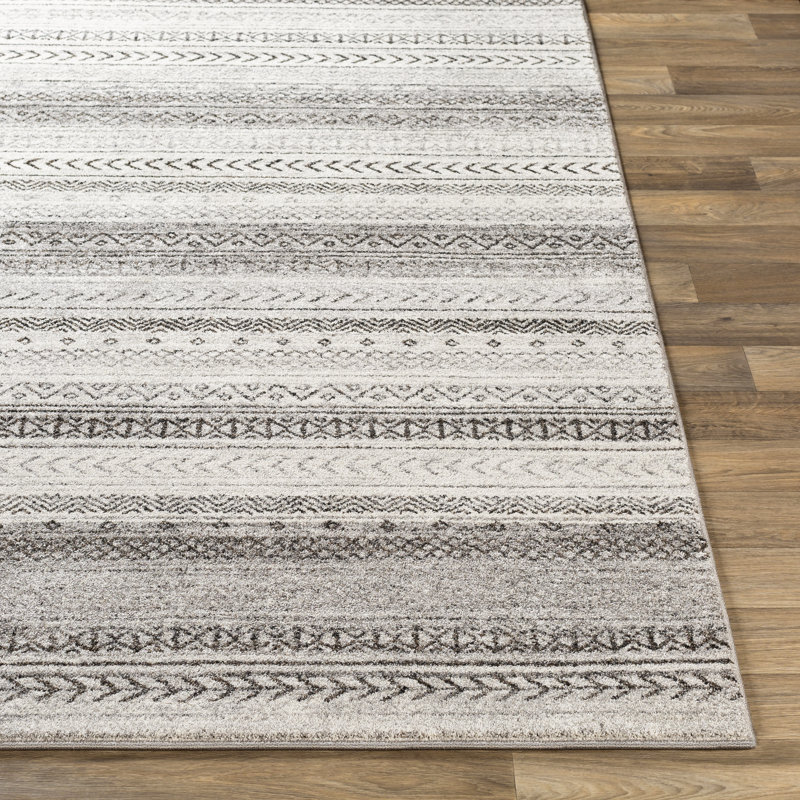 Jerrell Striped Indoor Rug, Rectangle 5'3" x 7'3"