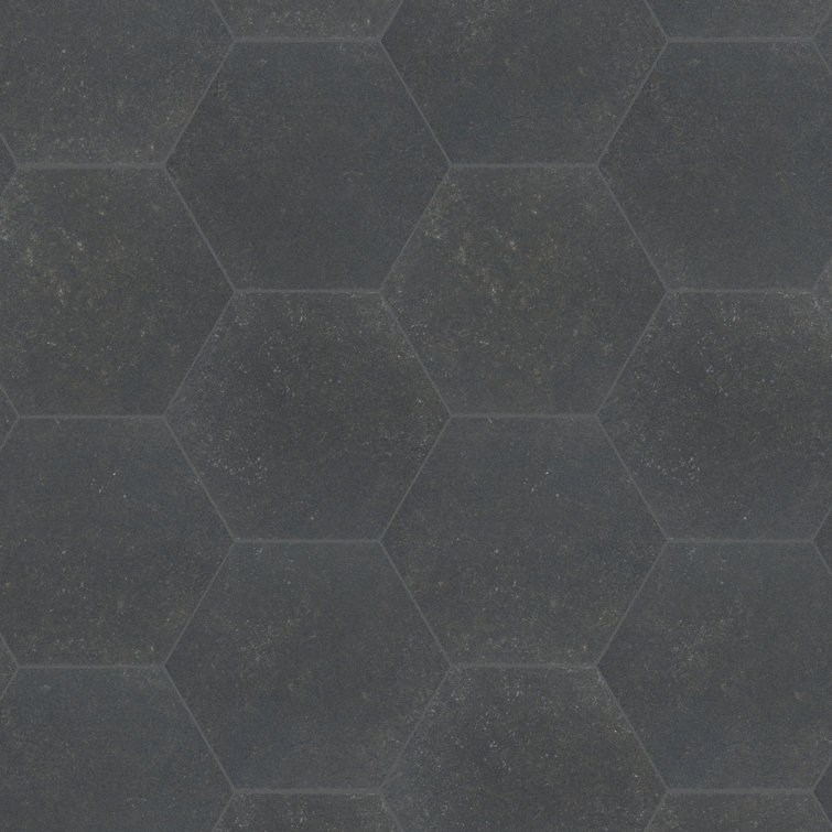 Traffic Hex 9" x 10" Porcelain Field Tile