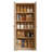 Solid Pine Pantry Cabinet, Unfinished Kitchen Storage Cabinet with Adjustable Shelves, Tall Free-Standing Organizer for Pantry, Laundry Room or Garage-1164524376