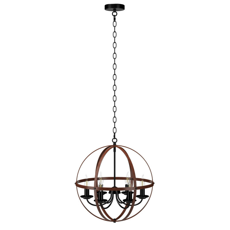 Lakey 6 - Light Sphere LED Chandelier