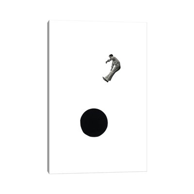 Into Abyss by Richard Vergez - Wrapped Canvas Print