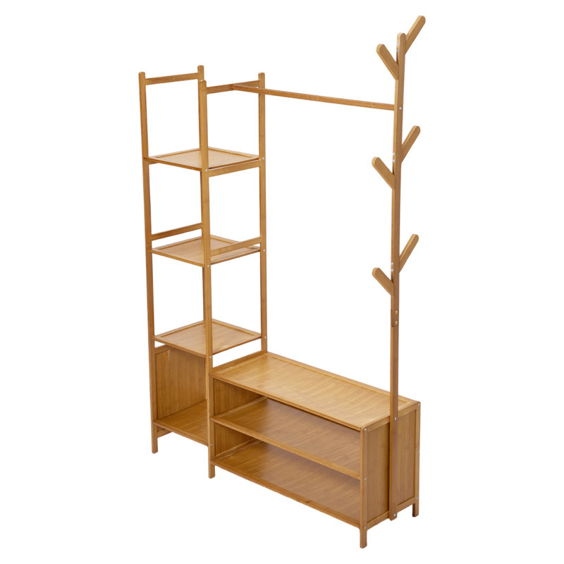 Hall Tree 100cm Wide, Natural Wood