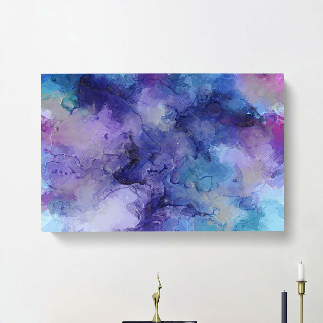 Midnight Joy In Abstract - Wrapped Canvas