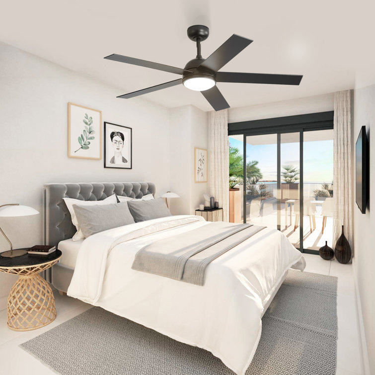 52" Large Ceiling Fan With LED Lights And Remote Control