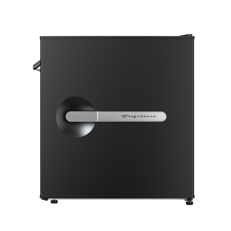Frigidaire, 1.6 Cu. Ft. Retro Compact Refrigerator, Built-In Side Bottle Opener, Black
