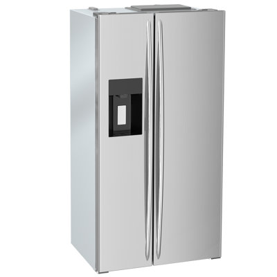 Electactic Premium French Door Refrigerator - 36" Width With External Ice/water Dispenser, Smart Cooling Technology, Spacious 21 Cu.ft Storage & Energy Star Certified