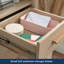 Crédence pour bureau à domicile avec huche