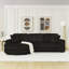 Canapé-lit modulaire rembourré en velours Corduroy-1460516846