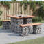 Birta Steel Outdoor Bench-171847353-171847352