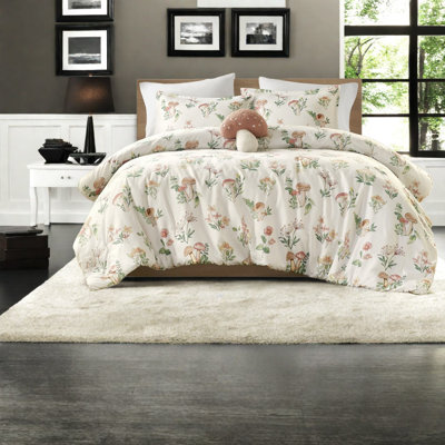 Ensembles de literie champignon fantaisiste, édredon en polyester simple / très grand avec motif floral