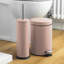 Harbour Housewares 3L Square Bathroom Pedal Bins-1812102853