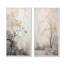 Ensemble de salon Minimalisme Calm River Forest - Trees Wall Art-1933333844-1933333847