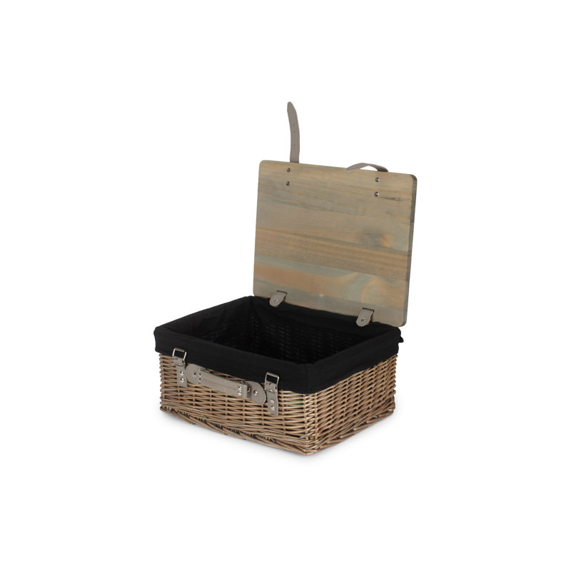 Wicker Gift or Storage Hamper with Lining