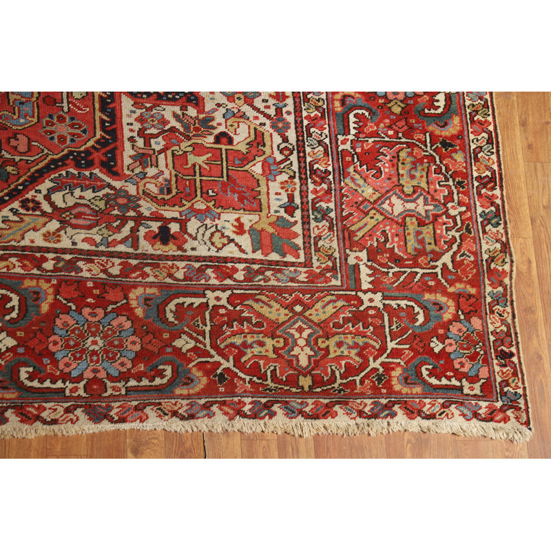 Tapis traditionnel à teinture végétale antique 10 x 12