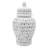 Stoneware Ceramic Jar with Intricate Cutout Design and Removable Lid-1243770566-1328340791